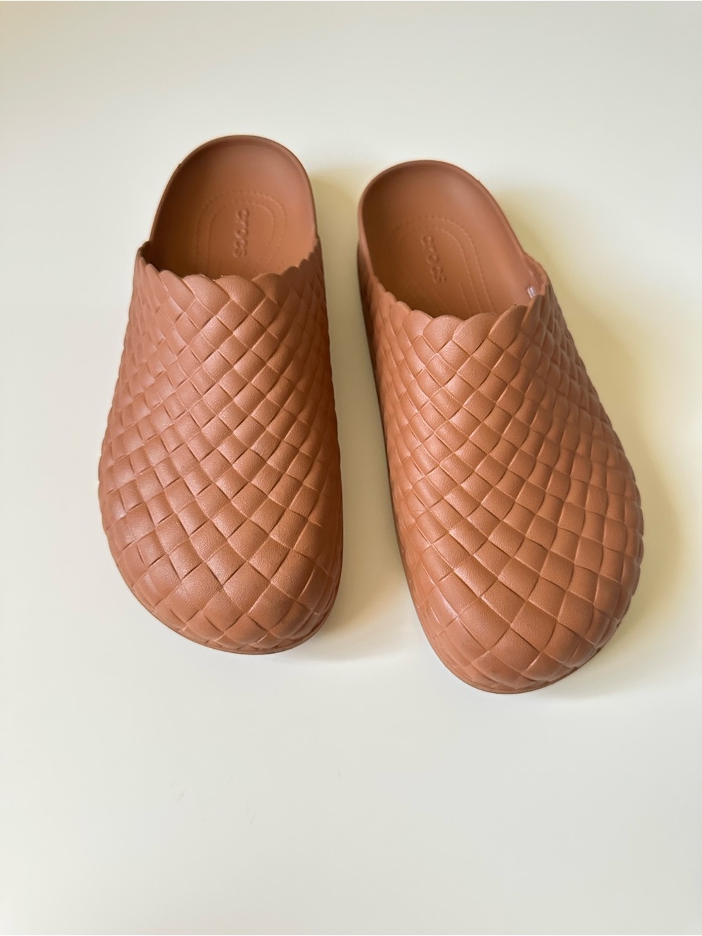 Crocs Dylan Woven Clog |Cognac' Unisex Mens9 Wom 11